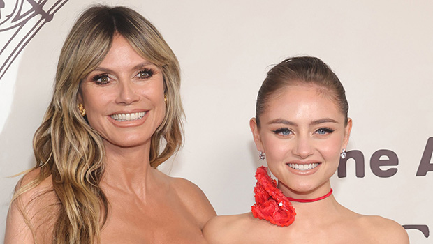 Хайди Клум и дочь Лени в блестящих платьях на вечере Heaven Gala 2024
