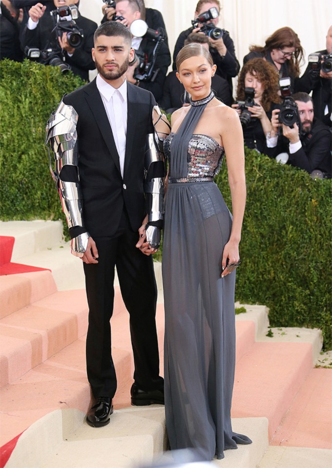 Зейн Малик и Джиджи Хадид на Met Gala 2016