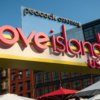 NEW YORK, NEW YORK - JULY 20: A view of the "Love Island USA" logo during a season 4 photo call at Gansevoort Plaza on July 20, 2022 in New York City. (Photo by Noam Galai/Getty Images)