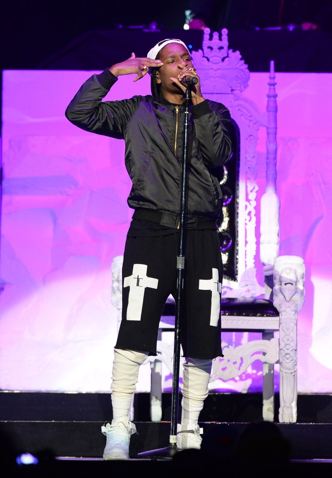 A$AP Rocky в Staples Center, 2013 г.